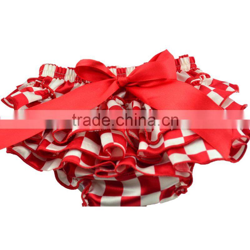 Multicolor satin baby ruffle diaper cover shorts bloomers