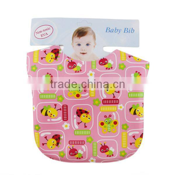 new design waterproof non-toxic EVA soft baby bibs