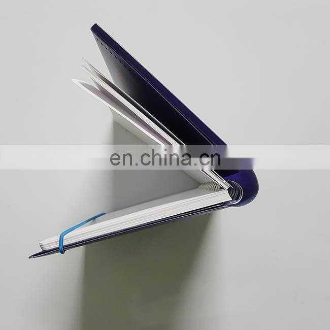 2017 free samples hardcover a4 szie notebook custom printing with led light