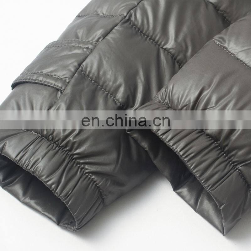 Elegant ladis down coat long pattern warm women down jacket