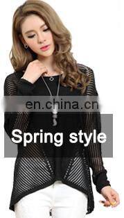 New design lace knitting pattern shawl decoration women spring cardigan sweater women sweaters 2015