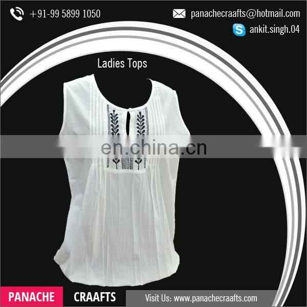 Cotton Material Plus Size Knit Tops and Blouse