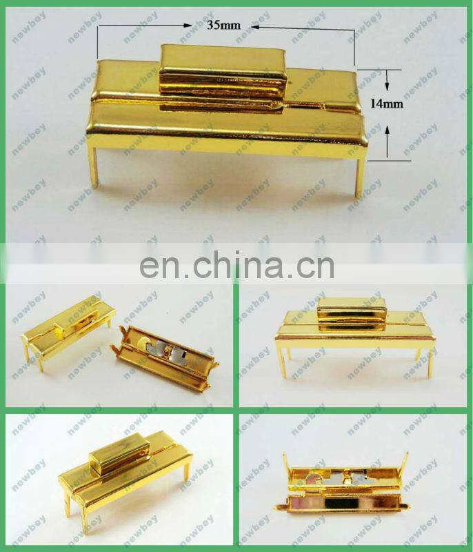 Gold Metal Pair Lock for Wooden Box by Factory Offer