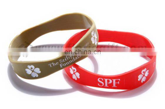 Personalized newest fashion cheap custom silicone bracelets