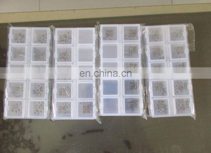 common rail adjusting shim B17 and Air gap adjusting shim B17 and Common rail injector repair gasket B17