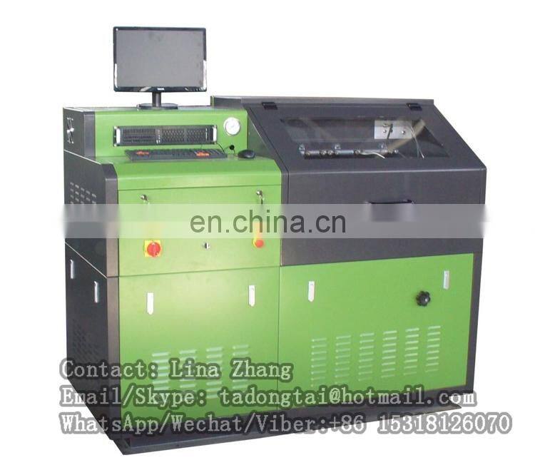 CRS708 common rail injector test bench with calibration data