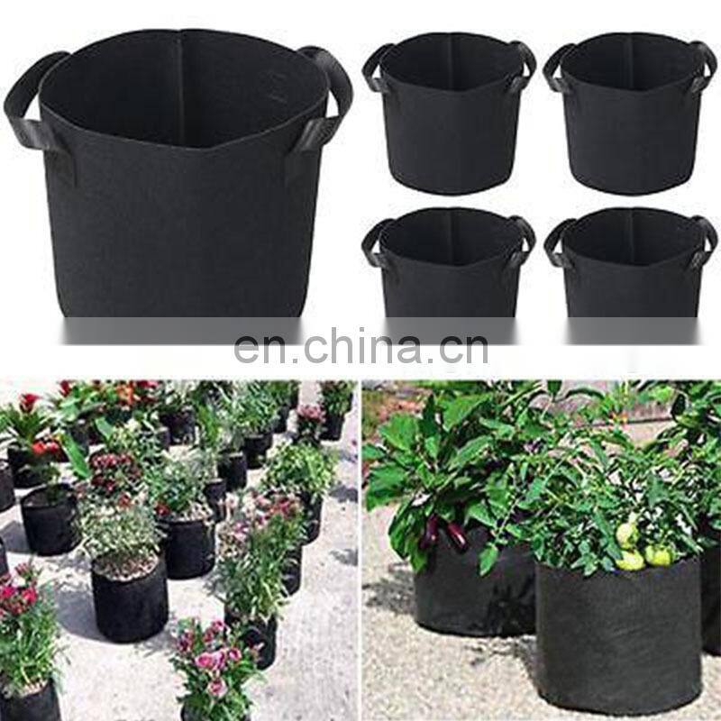 5, 10, 15, 20 gallon Felt Garden Grow Bags Felt large plant Pots