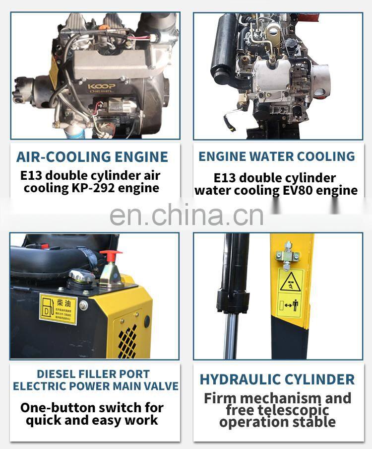 1ton 1000kg hydraulic mini excavator arm boom with ce for sale