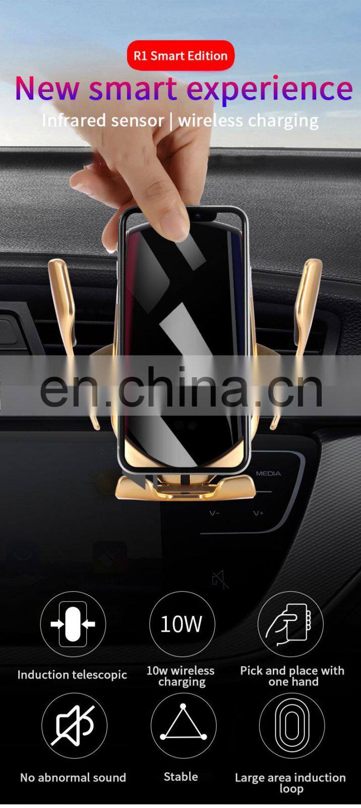magnetic car charger new product for 10W QI wireless charging 2020 wholesale apple mobile phone universal wireless charger