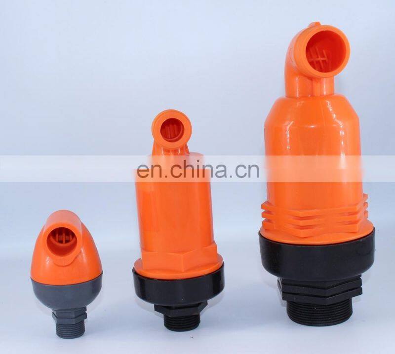 3/4" 1"Male Thread Micro Intake Exhaust Valve Greenhouse Drip Irrigation System Automatic Air Atmospheric Pipe Valve