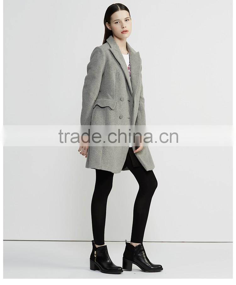 OEM 2015 Fashion European Style Winter Jacket for Lady