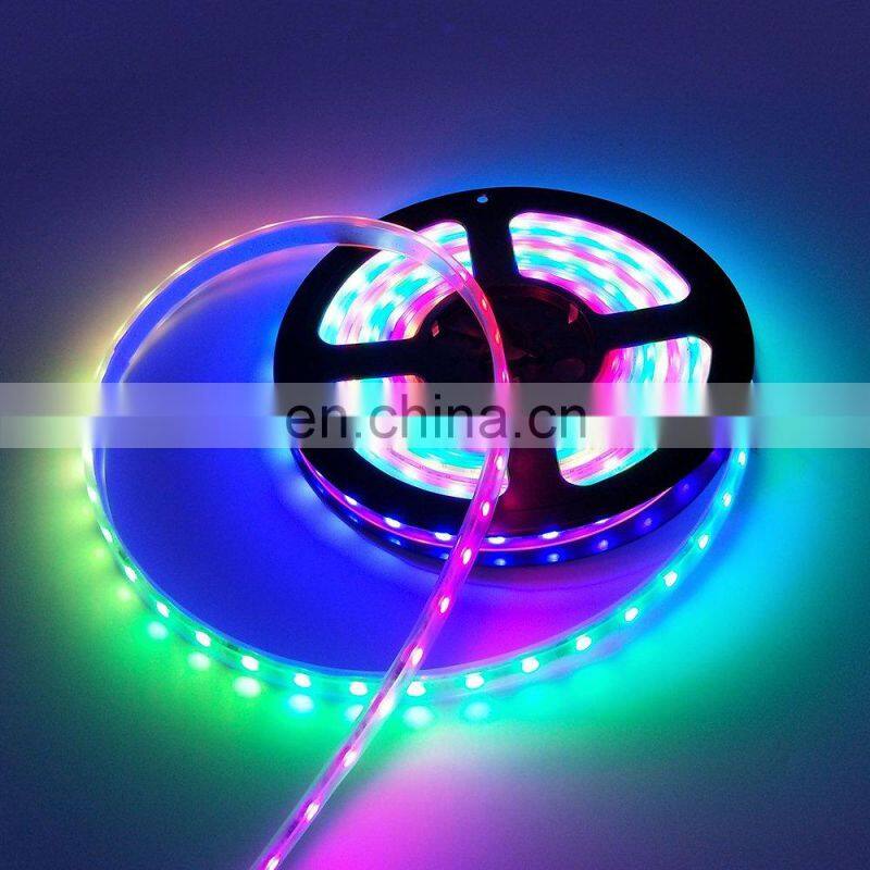 Dream Color LED Strip 12V WS 2811SMD5050 RGB Flexible LED Strip Light for CE RoHS Certificate