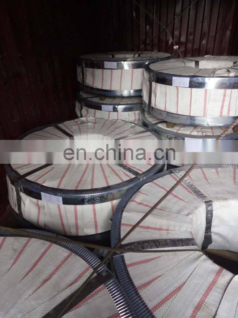 hot dipped galvanized steel strip coils price for manufacturing channel and pipes
