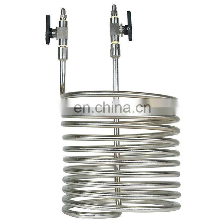 Closed Loop Extractor Condensing Coil Chilling Coil with JIC Fittings Ball Valves