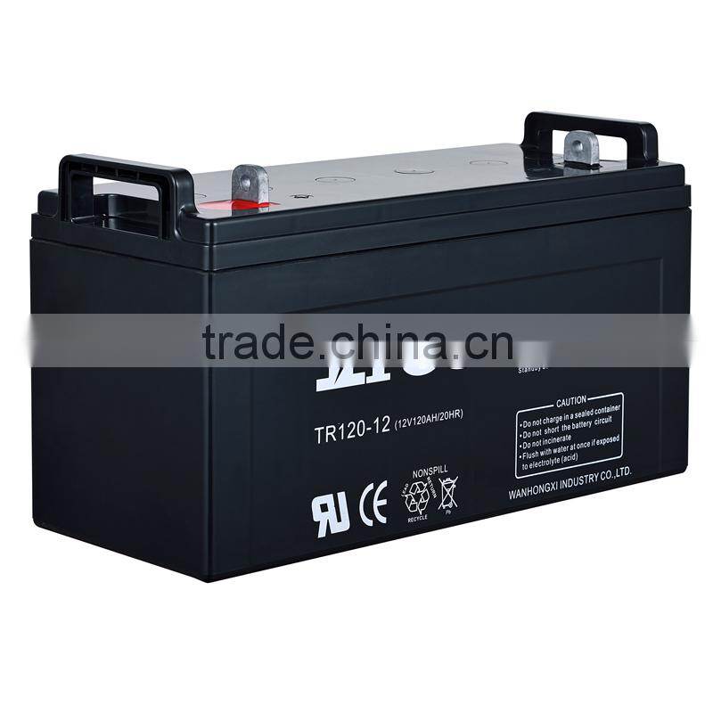 Manufacture Rechargeable battery 12v 120ah 20hr Deep Cycle Solar Battery