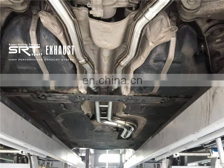 electric exhaust valve for bmw 6 series exhaust system catback with quad double tip