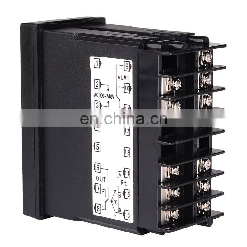 Digital PID Temp Controller REX-C410 48*96mm Horizontal, Input thermocouple K Relay Output for heat Temperature Controller