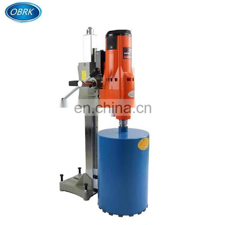 Heavy Duty Concrete cutting diamond core drill machine with Stand Type Portable