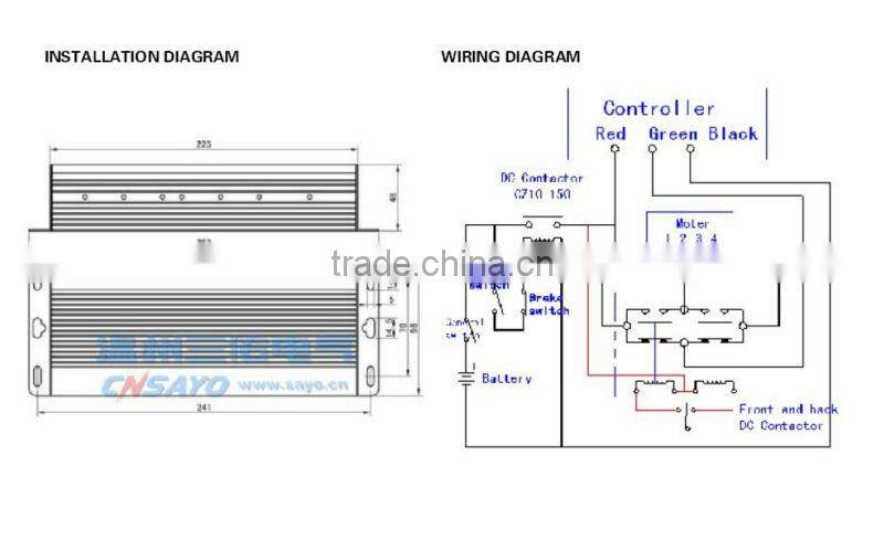 CNSAYO electric bicycle hub motor controller ZD-600S(CE,FCC)