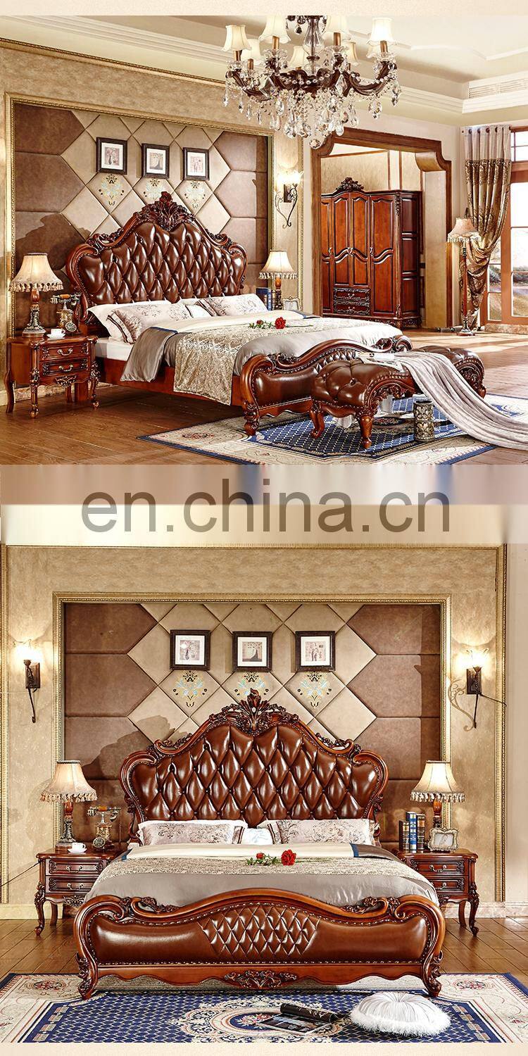 Classic Royal king size bedroom bed with cheap price