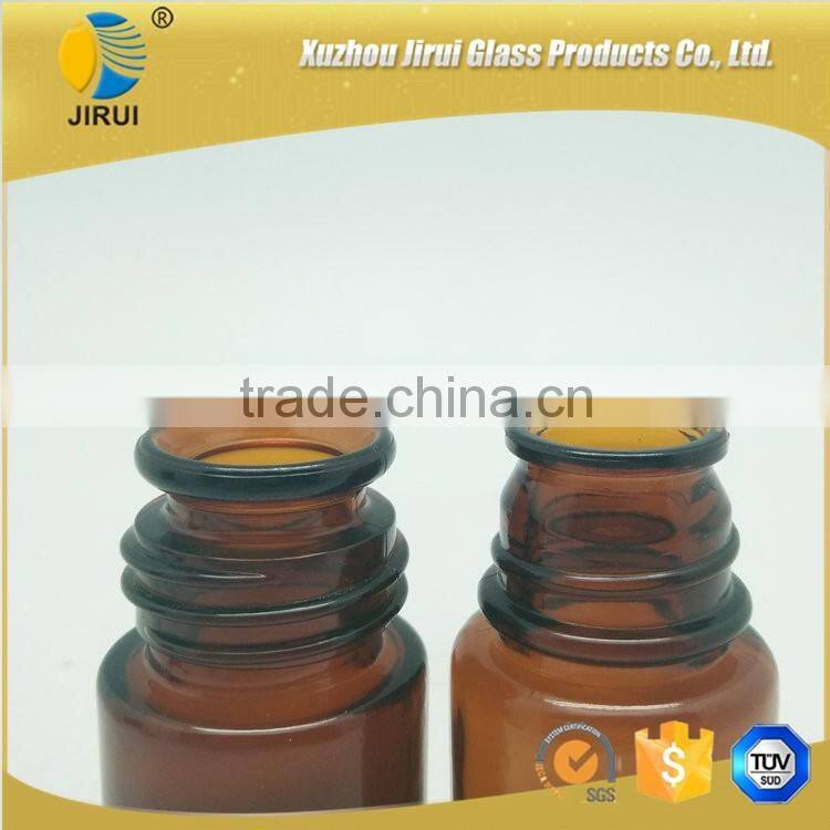 30ml amber medical glass bottle with lid