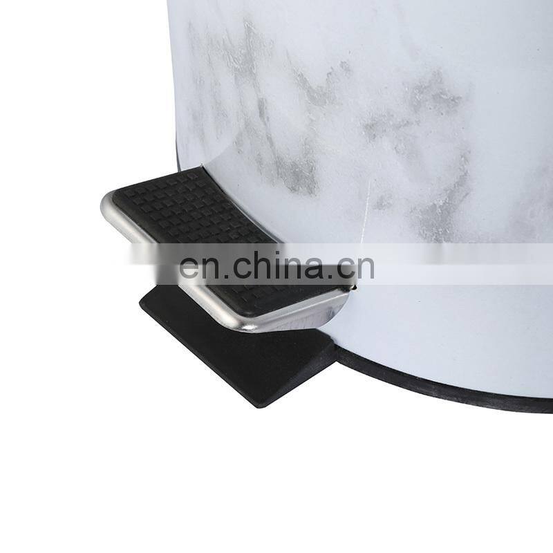 Hotel accessory lobby Home deco exquisite marble trash can