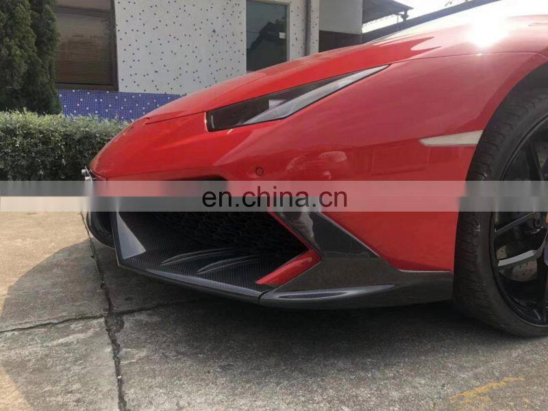 Runde Carbon Fiber Material For Lamborghini Huracan LP610 Mansory Style Body Kit Front Lip Rear Lip Side Skirts Spoiler