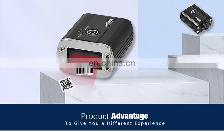IP68 Fixed Mount Assembly Line Industrial QR Code Reader Barcode Scanner Module White LED Laser Diode OEM 2D Barcode Scanner A4