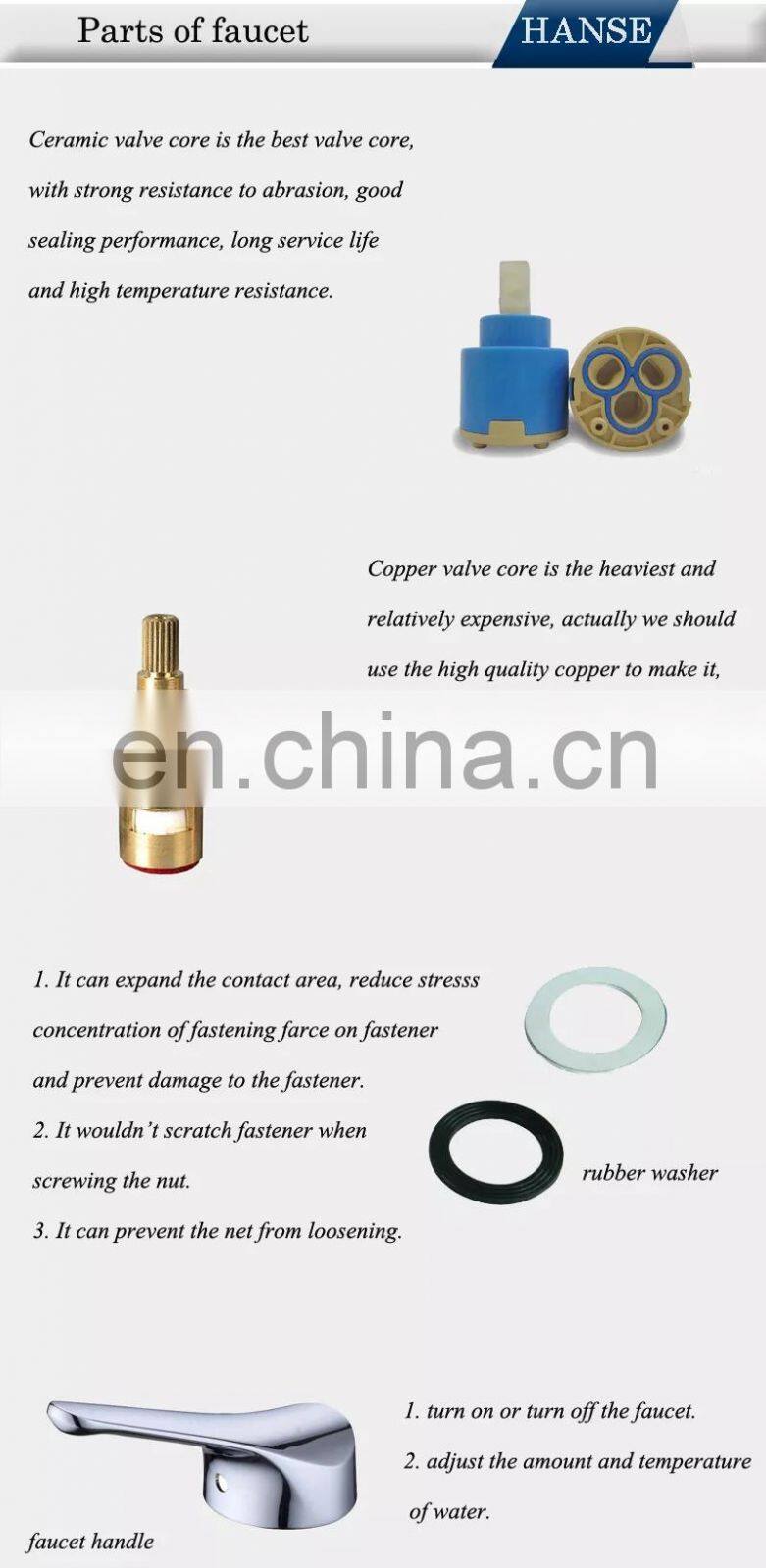 wenzhou 304 wire drawing cold and hot water tap faucet bathroom