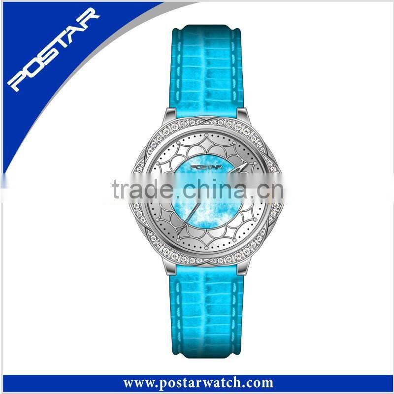 Diamond Watch Quartz Fashion Multcolor Lady Watch