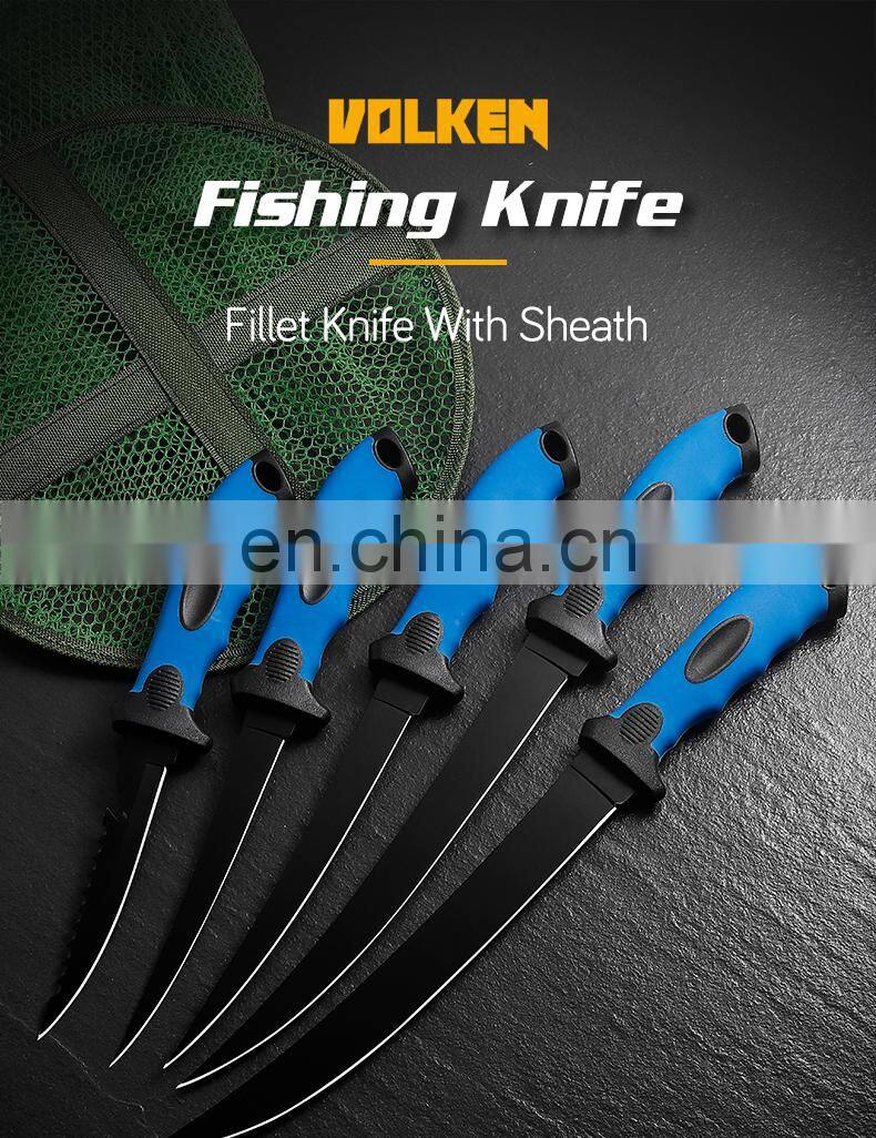 Hot Sale Fishing Knife Stainless Steel Outdoor Camping Hiking Fishing Emergency Survival Kit Knife