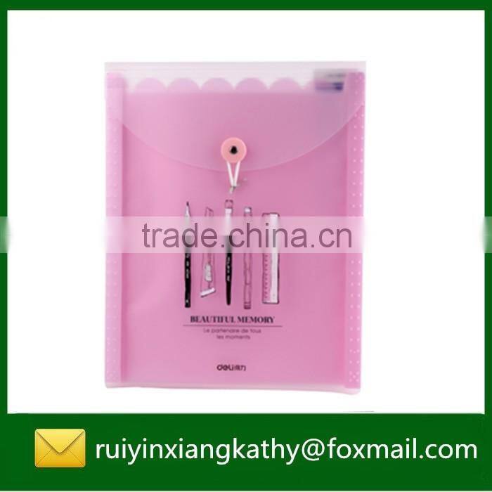 Vertical design school stationery cetification expanding wallet file folder