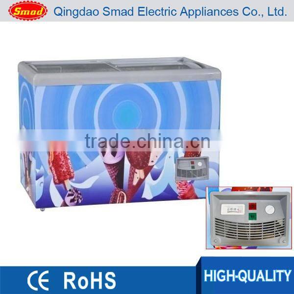 commercial chest deep freezer ice cream