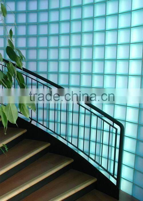 high quality decoration colour glass brick