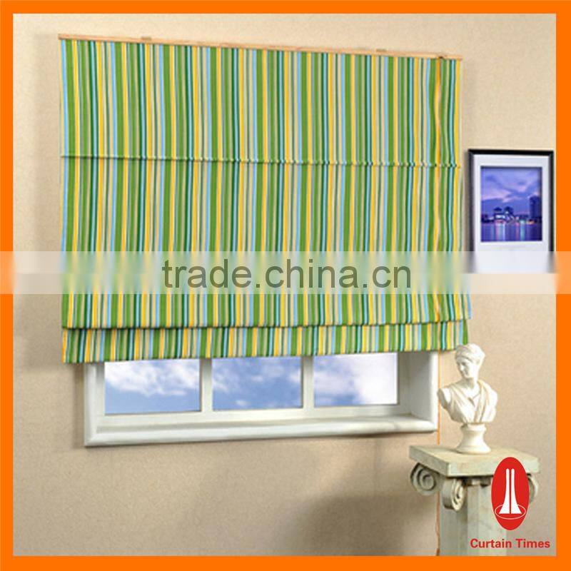 European style roman blinds mechanism/ Motorized operate roman blinds with remote control