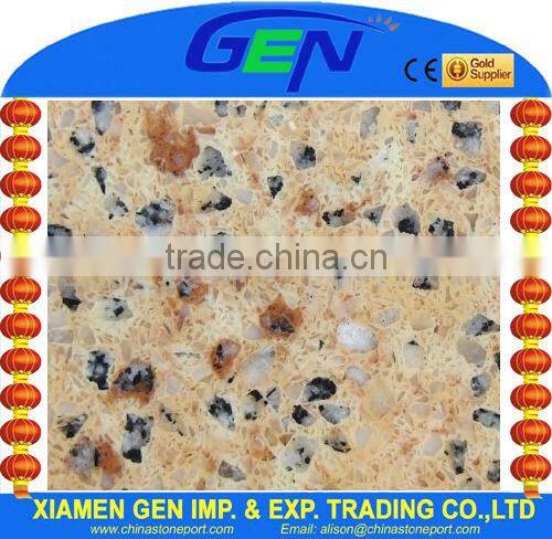 mix brown color good quality quartz stone