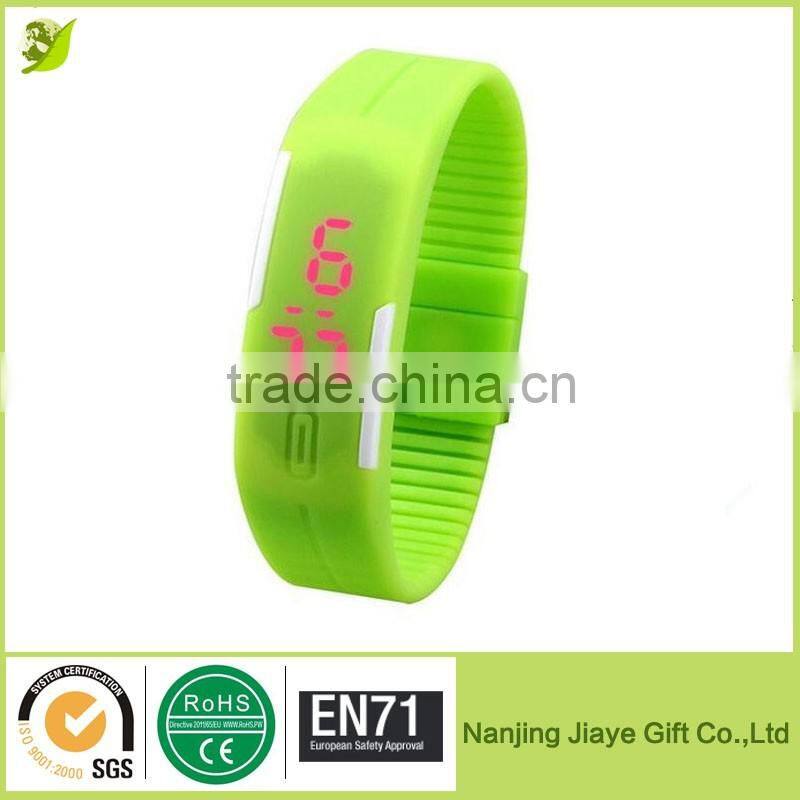 Waterproof Touch Screen Silicone Led Slap Watch