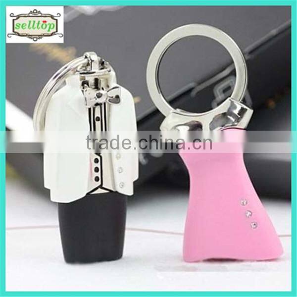 2014 cute metal keyring for boy baby shower