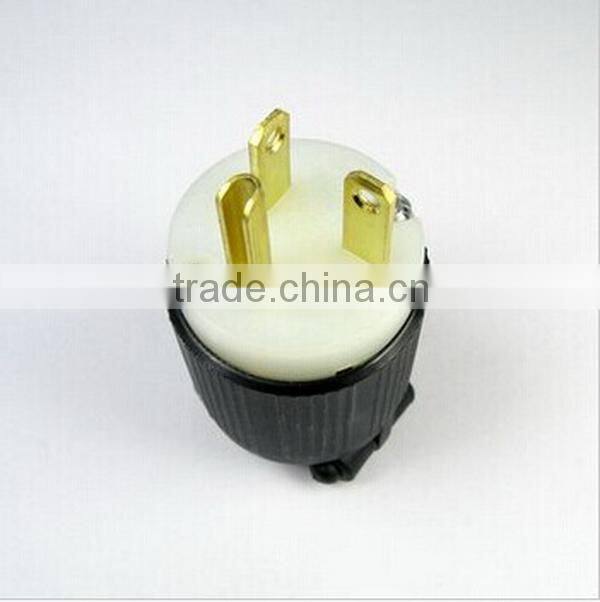 UL Listed Popular Super Tough Nylon Nema 5-20P/nema 5-20 power industrial plug/NEMA extension plug