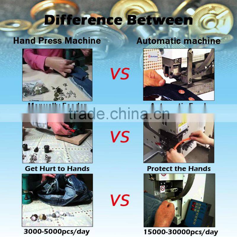 Wholesale promotional plating finishing jeans button machine