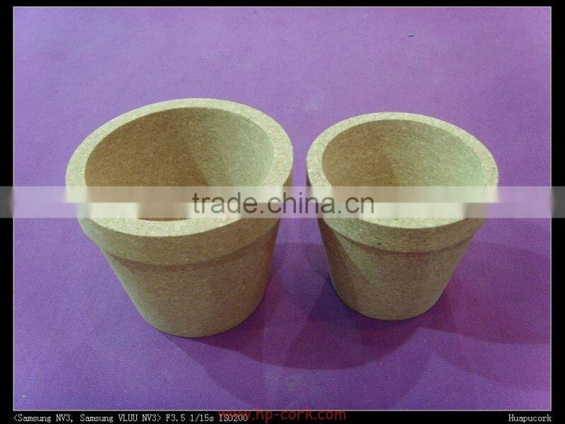 cork flowerpot/cork planter