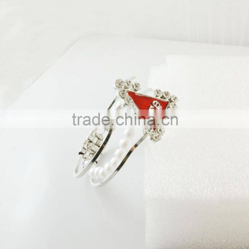 Delta Sigma Theta Sorority crystal dst bangle gif