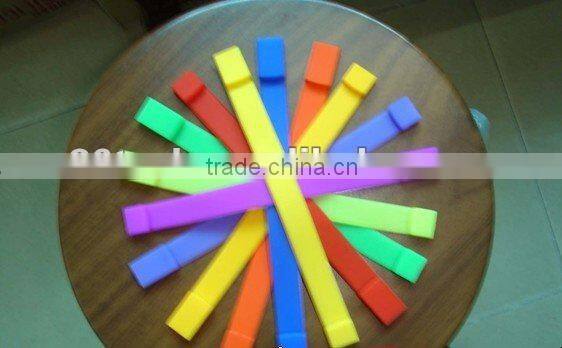 Fashion colorful silicone bracelet usb pen drive/usb flash drive/usb memory stick For Promotion