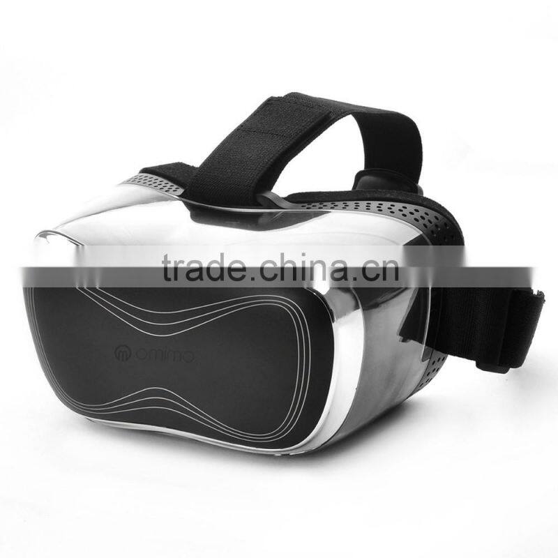 2016 Andriod 4.4 system black and white color vr all in one Omimo vr virtual reality glasses with a high immersion