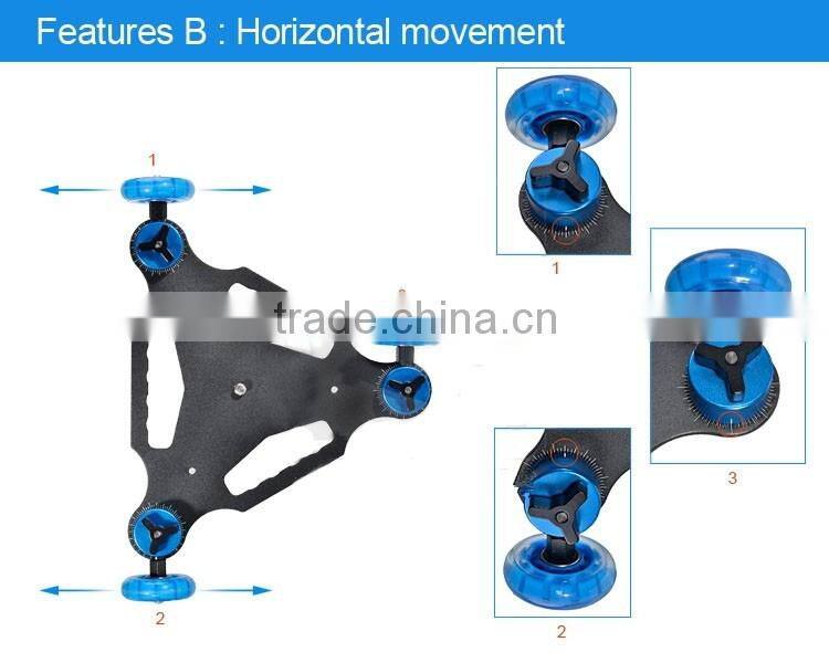 camera dolly car wheel skater track slider roller