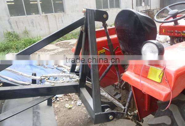 Tractor mounted 3 point hitch road sweeper