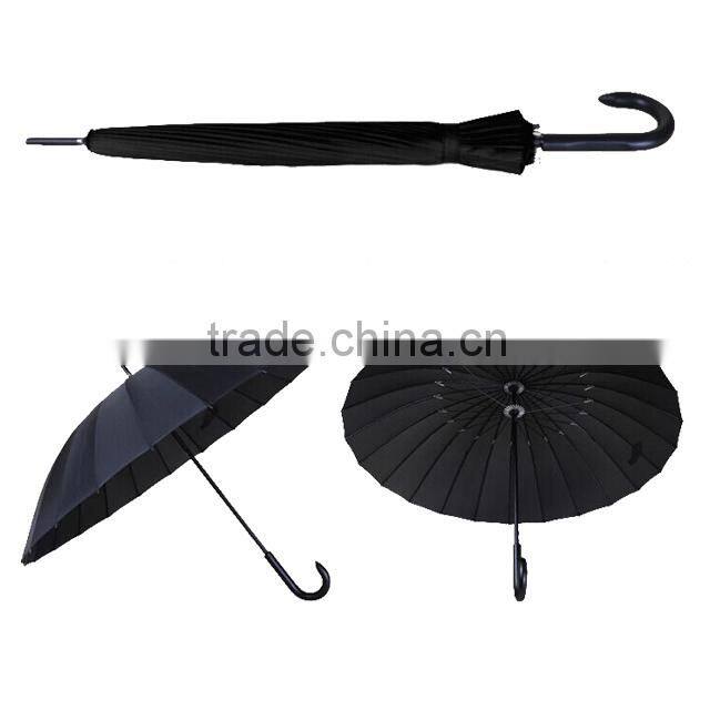 Creative 24 bone carbon fiber shaft advertising golf umbrella