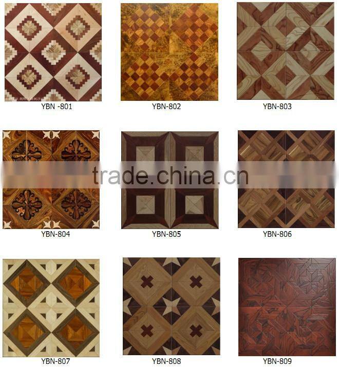 elm wood flooring in art parquet design