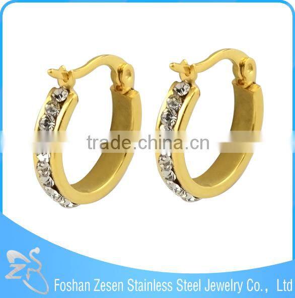 ZS17097 2015 top fashion earrings, big earring crystal micro pave earring
