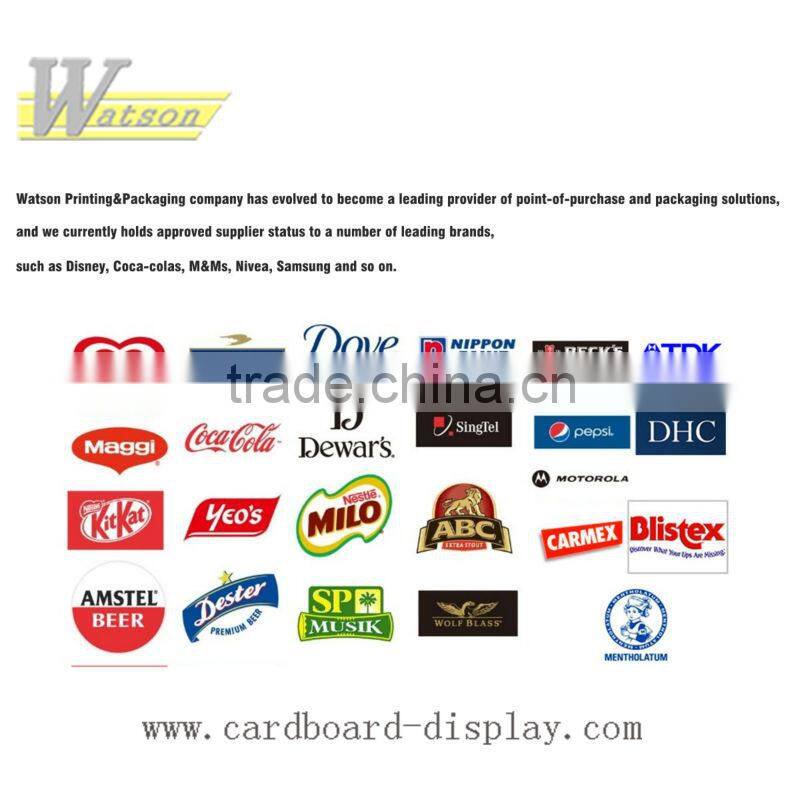 Promotional Retail Hexagonal Corrugated Dump Bin with Header